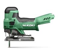 Sierra de calar HIKOKI de 18 V con mango cilíndrico y capacidad de corte de 135 mm para cortes precisos CJ18DBW2Z