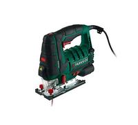 Sierra de calar pendular PSTD 800 B2 de Parkside, guía láser y luz de trabajo LED, función de ventilador para línea de corte sin virutas, conexión a aspirador de polvo externo, 800 W