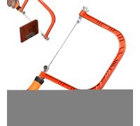 Sierra de calar, Sierra de calar para trabajar la madera - caladora profunda - de marco para corte de madera, caucho y metales blandos, sierra para carpintería, herramienta manual para c