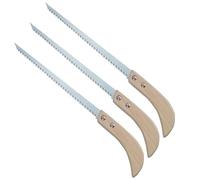 Sierra de camping,3 sierras de mano de acero al manganeso SK para carpintería - Suministros de jardinería portátiles para camping, senderismo, poda, mochilero, supervivencia y jardinería.