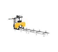 Sierra de cinta para troncos - 7 PS - 2800 rpm - transportador de rodillos 3 m | MSW