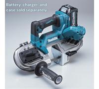 Sierra de cinta portátil inalámbrica Makita PB003GZ 40V Max XGT herramienta s...