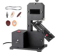 Sierra De Cinta Todo En Uno Para CarpinteríA Con Motor De 800 W | Mesa MetáLica Ajustable De 0 A 45° | Incluye Hoja De Sierra, Muela Abrasiva, Disco De Tela, Disco De Amolar Y Portabrocas EstáNdar