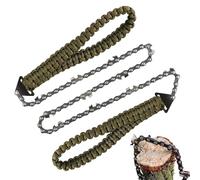 Sierra de cuerda - Equipo de camping portátil de bolsillo de 11 dientes | Sierra de cuerda para ramas - Para montañismo, camping, jardinería, supervivencia, paisajismo, madera, matanza, excursionismo