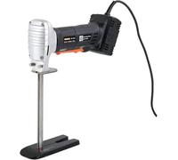 Sierra de esponja eléctrica de mano, cortador de espuma pequeño con ángulo de corte de 90° y función de visualización de potencia