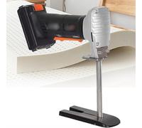 Sierra de esponja eléctrica de mano, pequeña máquina de corte de espuma con pantalla de alimentación, 300 W, ángulo de corte de 90° para corte de espuma de precisión