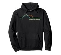 Sierra de Gredos de España Retro Escalada, esquí Senderismo Sudadera con Capucha