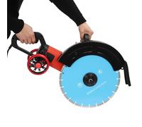 Sierra de hormigón eléctrica 4000W Power Tools Corte Disco Sierra Circular 3000rpm Profundidad Ajustable Con Mango Sierra de Hormigón Cortadora,Para Cortar Piedra, Hormigón, Granito