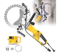 Sierra De Hormigón Eléctrica 5000w Cortadora Eléctrica De Pared,Profundidad De Corte 290 Mm,Cortador Sierra Disco Húmedo Sin Polvo,Para Ladrillo,Granito,Mármol,Hormigón,39cm