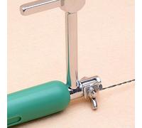 Sierra de mano con marco en forma de U y 8 cuchillas intercambiables, diseñada para corte fino en carpintería, manualidades de joyería y fabricación (tamaño grande)