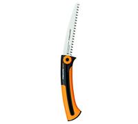 Sierra de mano Fiskars Xtract Dentado grueso SW73 Herramienta de sierra de mano Negra Naranja 35 cm