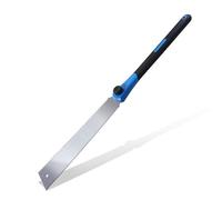 Sierra de mano japonesa de 10 pulgadas, hoja de dientes de acero 7 y 12 TPI con hoja de acero flexible SK5 de alto carbono para carpintería