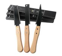 Sierra de mano japonesa de 3 piezas: sierra de dientes finos con punta, cabeza plana y doble cara, 96 dientes, hoja de 150 mm, mango de madera de haya, sierra de espiga para herramientas precisas de