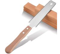 Sierra de mano japonesa, doble filo ligero de tracción de 6 pulgadas, acero SK-5, sierra para madera de 11/17 TPI, sierra japonesa, sierra de tracción para carpintería y bricolaje