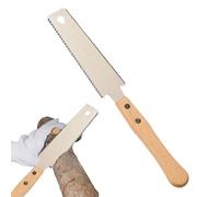 Sierra de mano japonesa | Sierra de tracción de doble filo de 5,9 pulgadas | Herramienta para trabajar la madera, herramientas japonesas para cortar madera y de jardín