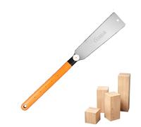Sierra de mano japonesa,Sierra japonesa - Sierra de mano para carpintería de doble filo | a ligera, corte fino, liso, para carpintería, proyectos de bricolaje, corte