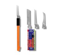 Sierra de Mano, Kit de 3 Piezas con Hojas Intercambiables para Manualidades y Hobby Mini Navaja para Tallar y Cortar Madera DIY