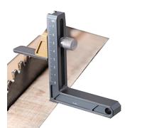 Sierra de mesa más profunda: elevador de precisión de aleación de aluminio, herramienta de carpintería duradera | Diseño confiable Regla ligera para cortar con precisión carpintería de madera