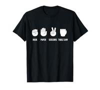 Sierra de Mesa para Tijeras de Papel de Roca - Carpintero para carpintería Camiseta