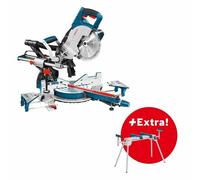 Bosch Professional Ingletadora telescópica GCM 8 SJL, 1600 W, con GTA 2600 Professional - 0615990FV8