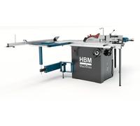 Sierra de panel HBM, mesa de sierra circular con mesa rodante deluxe 3000 Watt 400 Volt