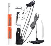 Sierra de poda de alto alcance, sierra de pértiga extensible de aleación de aluminio, liviana puede cortar diámetros de hasta 40 mm, para recolección de frutas, poda de ramas, mantenimi 750cm/295.3in