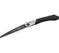 Sierra de poda plegable Roughneck Gorilla Fast Cut, hoja de 180 mm, dientes de triple afilado y revestimiento de PTFE, acero cromado, mango antideslizante, bloqueo de seguridad y funda