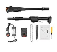Sierra de poste inalámbrica con batería de 1500 mAh y cargador, podadora extensible para cortar madera, podar jardín y recortar ramas