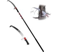 sierra de ramas altas, Sierras de pértiga manuales, podadora de árboles con pértiga ajustable, podadora de árboles, sierra de pértiga manual extensible, podadora de árboles larga extensible(7.2m/24ft)
