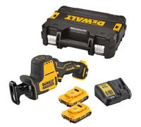 DeWalt DCS312D2-QW Sierra Sable sin escobillas XR 12V Li-Ion 2Ah, Arándano
