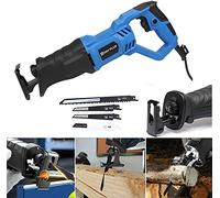 Sierra de sable eléctrica de 900 W, con hojas de sierra de sable, 5 unidades, 2800 rpm, velocidad variable