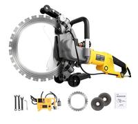 Sierra eléctrica de anillo para hormigón de 5000W, cortadora de pared, supresión de polvo alimentada por agua, para ladrillo, granito, mármol Cuttingdepth29cm