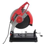 Sierra eléctrica de corte de metal de 14 pulgadas, cortador resistente de 2800 W con dispositivo de bloqueo, cubierta protectora, ángulo ajustable de 0 a 45° para cortar barras de refuerzo, hierro