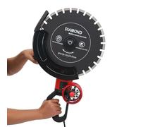 Sierra eléctrica de hormigón de 4000 W, 220 V, 3000 rpm, con manguera de 16,4 pies y hoja de sierra de 16,14 pulgadas, cortadora para corte de piedra, hormigón, granito y cerámica