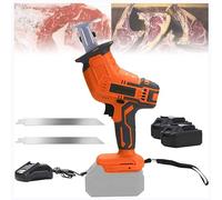 Sierra EléCtrica De Mano Para Huesos - Máquina cortadora de carnicero con sierra recíproca con sierra de cinta Sierra recíproca eléctrica Máquina cortadora de sierra para cortar carne/costillas,