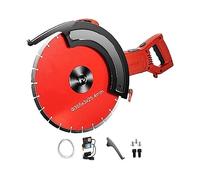 Sierra eléctrica for hormigón de 1800W con hoja diamante 14 pulgadas, sierra Circular multifunción for húmedo/seco, máquina cortadora Metal y madera for piedra Para Bricolaje para principiantes