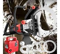 Sierra Eléctrica para Hormigón+ 3 Hojas (16/20/24 Pulgadas) 8900w, MáQuina Cortadora Metal Con SupresióN Polvo Y Suministro Agua HúMeda,LíNea Agua 5m(Profundidad Corte: 30/40/50cm).