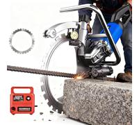 Sierra eléctrica para hormigón de 8800W con 2 discos de diamante y bomba de agua,nueva cortadora de muros mejorada,motor de escobillas,corte profundo de 30cm,para hormigón,varilla,azulejos y piedra