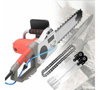 Sierra eléctrica para hormigón, motosierra para hormigón de 5800/6500 W, profundidad de corte de 350 mm/480 mm, con 2 cadenas/2 barras guía, para ranurar ladrillos, granito y mármol. 480