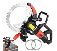 Sierra eléctrica toroidal para hormigón con corte húmedo, máquina cortadora de hormigón de 16 pulgadas con 2 hojas de sierra, cortadora circular de hormigón con bomba de agua inteligente