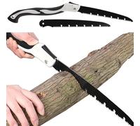 Sierra Herramientas de Mano Plegable para Exteriores Sierra de Podar con Cierre de Seguridad Serrucho Madera Sierra de Podar para Jardín Camping árboles y Caza Cortar Madera