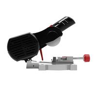 Sierra ingletadora, 90 W, minisierra de 6000 rpm, con herramienta de sujeción, ángulo de corte de 0-45° para cortar madera, metal