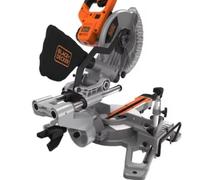 Sierra Ingletadora Deslizante BLACK+DECKER 1500W BES701