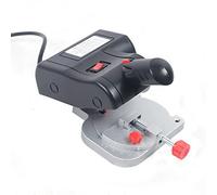 Sierra ingletadora eléctrica de 90 W 4500 RPM para cortar madera y metal, corte a 45°, mini corte, sierra ingletadora con hoja de sierra para metales y resina