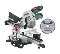 Sierra ingletadora KGS 216 M Set (1.500 W, Diámetro hoja de sierra: 216 mm, Número de revoluciones de marcha en vacío: 5.000 r.p.m.)