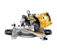 DeWalt Sierra ingletadora DWS773-QS – 1300 W, 4500 rpm, asas, extracción de polvo, cable