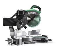 Sierra ingletadora y de panel compacta HIKOKI de 36 V y 305 mm, combinada con doble inglete, C3612DRAW4Z