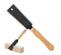 Sierra japonesa de carpintería 2 en 1 - Sierra de mano con doble dentado para cortes finos y rápidos, hoja de acero SK5 ultra fina (0,6 mm) - Herramienta ideal para bricolaje, carpinteros