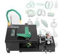 Sierra lapidaria de joyería, mini sierra de mesa para molienda de roca, amoladora de banco multifuncional, 800-12000 RPM, fabricación de joyas, corte de roca y pulido