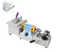 Sierra Lapidaria Para Joyería, Para Cortar Y Pulir, Minisierra De Mesa Potente De 750 W, Rpm Variable. 800-10000 Rpm, Tallado En Gemas, Madera Y Metal, Con Eje Flexible, Aficionados(Cut+Grinding)